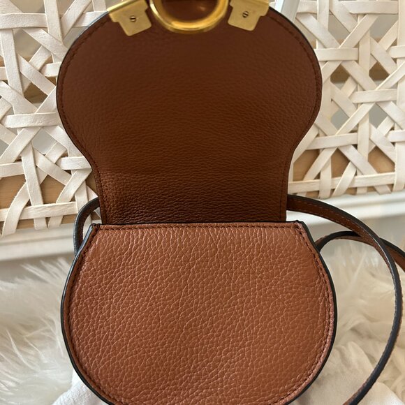 Chloe  Calfskin Nano Marcie Saddle Bag EUC - Picture 8 of 15